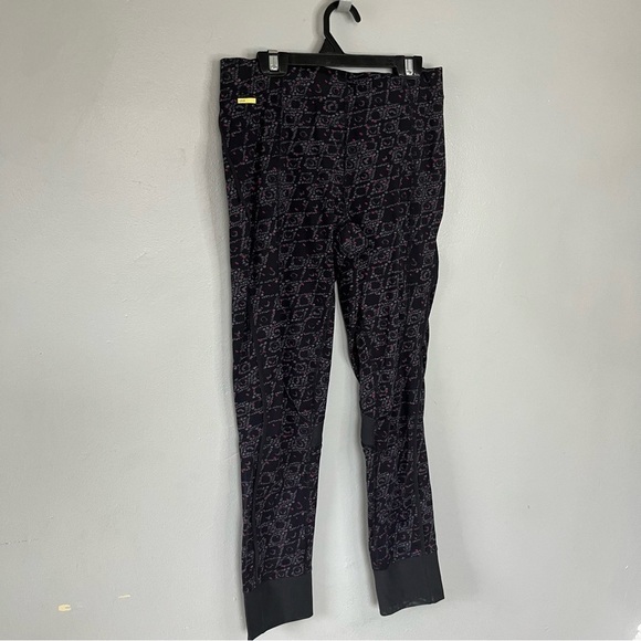 Lole Athletic Performance Yoga Running Angle Length Leggings Black Pink Small - Picture 7 of 9